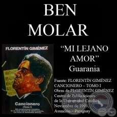 MI LEJANO AMOR - Música: FLORENTÍN GIMÉNEZ